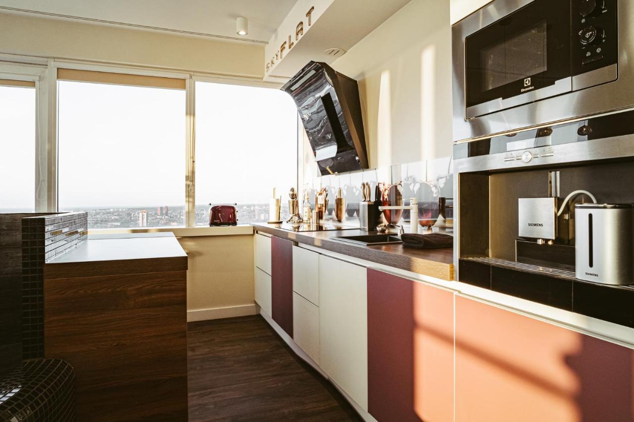 Sky Flat Jacuzzi 27 Floor Apartman Klaipėda Kültér fotó